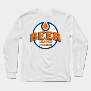 Official Beer League Heroes Shirt Long Sleeve T-Shirt